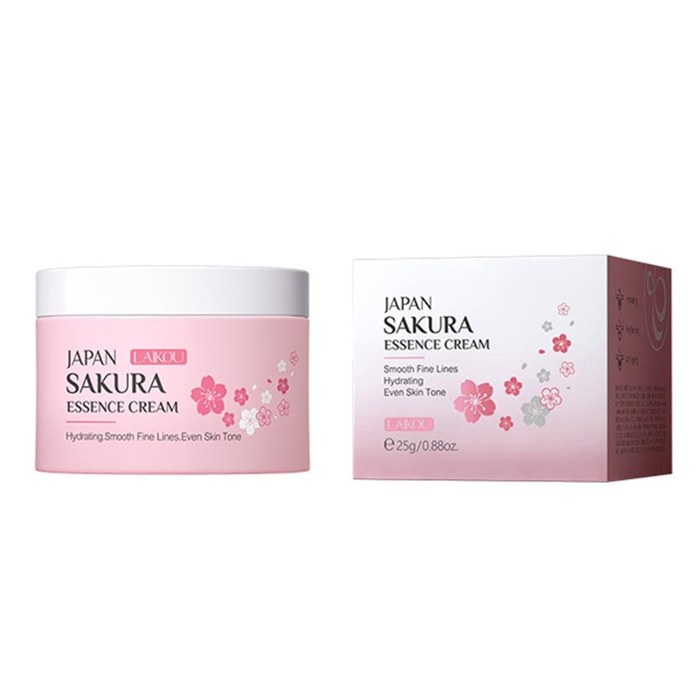 LAIKOU 25g Japan Essence Face Cream Blossom Facial Cream Moisturizing Wrinkle Skin Korean Aging Care