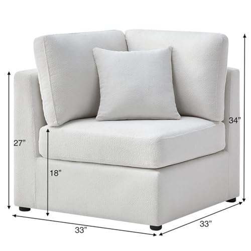 Sillón Plegable Blanco de Tela de Rendimiento miniatura 3
