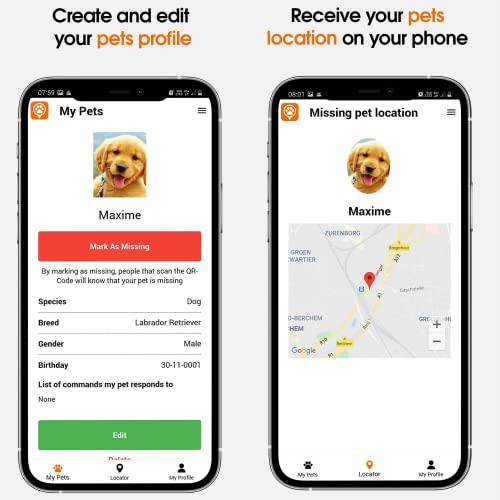 Gotcha Smart Pet ID Tag for Pets, Easily Attaches to Dog & Cat Collars and Harnesses, Contains Personalized Pet Contact Information for Quick Identification by Max & Molly - Image 6
