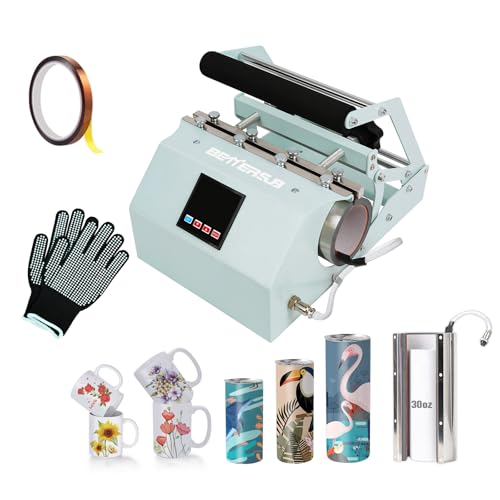 BetterSub Tumbler Mug Heat Press Machine 30 OZ 20 OZ 16 OZ Sublimation Straight Skinny Tumbler Mug Sublimation Print 11 OZ 15 OZ Sublimation Mug Heat Transfer Teal