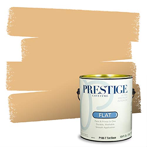 PRESTIGE Interior Paint and Primer in One, Coral Shell, Flat, 1 Gallon