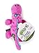 goDog Just For Me Gators Squeaky Plush Dog Toy, Chew Guard Technology - Pink, Mini