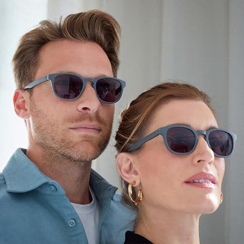 Opulize Pop Uomo Donna Grigio Opaco Liscio Lettori...