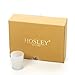 Hosley Set of 12 Frosted Glass Votive/tealight Holder. Ideal for Use with Tea Lights for Weddings, Parties, Aromatherapy, Votive Candle Gardens. Bulk Buy