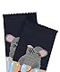 FALKE Unisex Baby Music Mice B SO Baumwolle Gemustert 1 Paar Socken, Blau (Marine 6120), 74-80