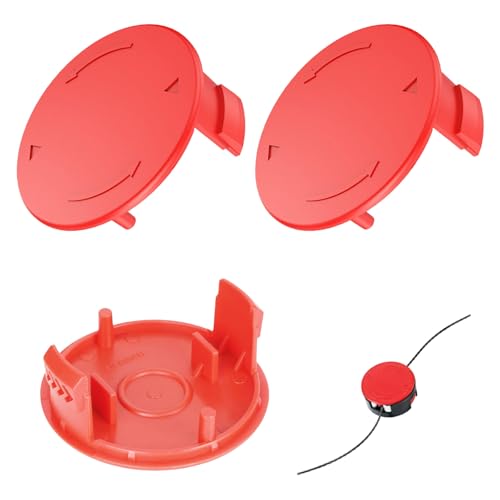 VZU Spulenabdeckung F016F04841 für Bosch AFS 23-37 Elektro Freischneider Motorsense, Rasentrimmer Spulenkappen, Kompatibel mit Bosch AFS 23-37 Brush Cutter, Ersatzteil für Rasentrimmer, F016800431