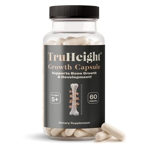 TruHeight Capsules - Natural Height Growth Supplement for Kids & Teens - Pediatric Recommended Height Maximizer with Ashwaganda & Calcium - Height Increase Vitamins, Bone Strength, Grow Taller Ages 5+