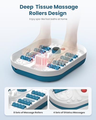 ASIN B0DNJK5CCQ (98 Zeichen) - Detailansicht von COMFIER Fußsprudelbad Massage Heizung Deal – Dealfoxx.de