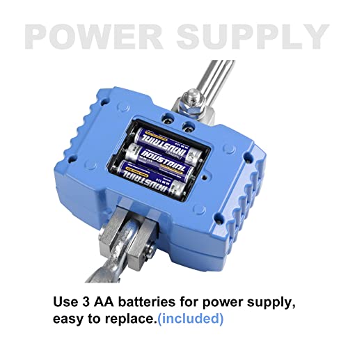 Reshy Digital Crane Scale Upgraded 2000Lb/1000Kg Digital Hanging Scale Industrial Heavy Duty Crane Scale With Remote Control Ce Certified (Blue) #TOP5