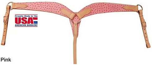 American Saddlery Ostrich Breast Collar Pink