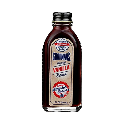 Goodman's Pure Vanilla Extract - 1 ounce (Pack of 6)