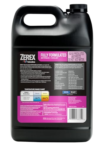 Image of Zerex Fully Formulated Pink Heavy Duty 50 /50 Ready-to-Use Antifreeze Coolant 1 Gallon