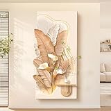 Design Moderno ed Elegante Adatto a Ogni Stile di Arredamento:Questa Arte da parete verticale vanta un raffinato design ispirato alla natura con toni neutri morbidi, rendendola perfetta per abbinarsi a Decorazione salotto nero e oro e stili Decorazione art deco. I motivi di calle e foglie apportano un’atmosfera pacifica e sofisticata all’ambiente. Che la tua casa sia moderna, minimalista o lussuosa, questa Arte da parete oversize rappresenta un splendido punto focale che eleva l’estetica generale.