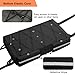 MDSTOP T-Top Storage Bag, Boat Life Jackets Bag Can Secure 4 Fishing Rods, Hold 4 Type II Life Jackets, For Most T-Top Hard Tops, Bimini-Tops, Pontoon Tops(Life Jackets not Included), Large