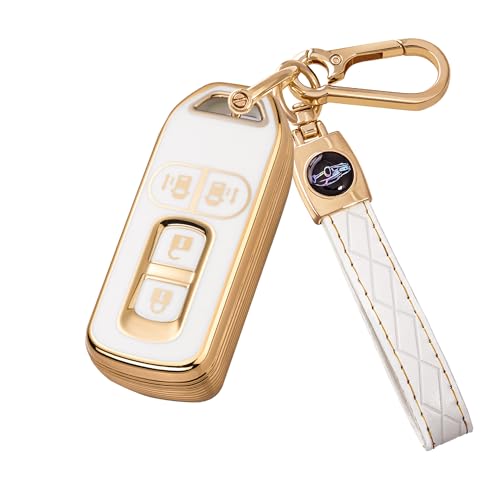 [Unhoke] N-BOX �L�[�P�[�X N�V���[�Y JF1 JF2 JF3 JF4 �L�[�J�o�[ nbox �X�}�[�g�L�[�P�[�X �L�[�z���_�[ ���� �y�� ���h�~ TPU�� 4�{�^�� ������� (����)