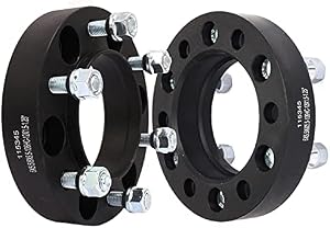 OCPTY 6x5.5 Wheel Spacers 1.25 inch 6x139.7mm with 12x1.5 Studs 106mm fit for 1996-2021 for 4Runner 2002-2021 for Tacoma 2pcs