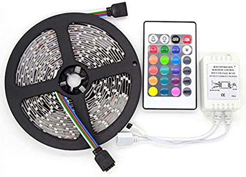 Other Non-waterproof Flexible RGB Multicolored LED Light Strip With Remote Control Panel