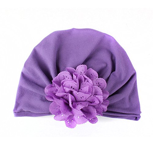 6 Pieces Newborn Baby Hats Infant Turban Wrap Floral Head Cap #TOP3