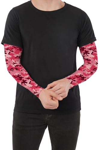 Image of Arm Sleeve For Men women Fully Stretchable Sun UV Ray Dust Protection Bike Riding Cycling Gloves Cricket Golf Football Soft Hand Gloves sleeves