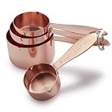 Sur La Table Copper-Plated Measuring Cups S1604184 , Set of 4