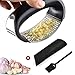 Presse Ail Manuel en Acier Inoxydable Professionnel, Solide et durable, Facile à utiliser - Outil Éplucheur en silicone, Brosse à nettoyer - Nettoyage simple