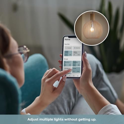 Image of Remote Smart Dimmer by Deako, 3-Way, 4-Way, Multi-Way, Rocker-Style Dimming, 2.4 GHz Wi-Fi, Remote App, Voice Control w /Alexa, Google Home, Neutral Wire and Master Smart Dimmer Required, White