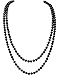 Produktbild BABEYOND Mode Faux Perlen Flapper Perlen Cluster Lange Perle Halskette 55 "(schwarz)