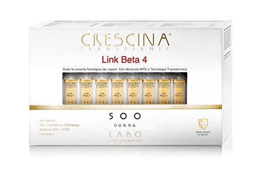 Crescina transdermic Link beta-4 cheveux replantés 500 fortifiant greffe femme