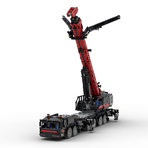 MAZOZ Technic Geländegängiger Kranwagen, 4325Teile 2.4G 1:26 Grove GMK6400 III Kran klemmbausteine Technik Kran… – Bild 7