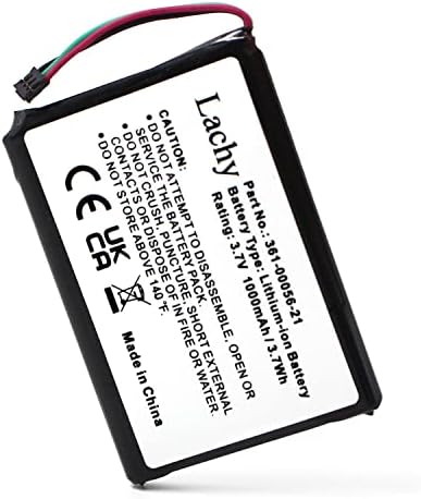 Lachy lithium Ion Battery 1000mAh 3.7V for Garmin DriveSmart 5, 50 LMT-D, 51 LMT-D EU, 55, 61 LMT-S, 65 GPS Navigation System
