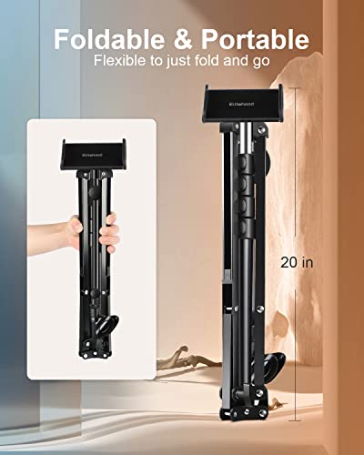 Elitehood Floor Tablet Stand & Boom Mic Stand, 68In Height Adjustable Ipad Holder Stand, Portable Tripod Microphone Stand For Singing, Compatible With Ipad Pro Air Mini And 4-12.9’’ Phones & Tablets #TOP6