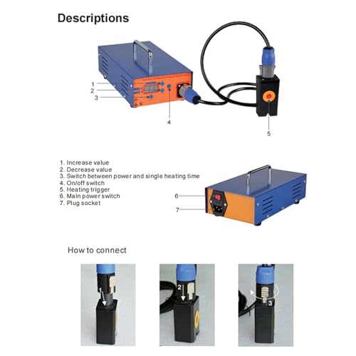 Flynsu 1380W PDR Induction Heater Machine Hot Box, 1.38KW Fexible Steel Car Body Paintless Dent Repair Kit, 110V Magnetic Dent Removal Tool, for Auto Repair Shops by Flynsu - Image 2