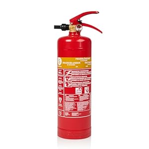 Smartwares Schaum-Feuerlöscher - 2 L - für AB-Brände - geeignet für Büros und Privathaushalte - inkl. Halterung - FEX-15226