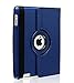 AiSMei Case for 9.7-Inch iPad 5th (2017)/ iPad 6th (2018)/ iPad Air (2015), Rotating Protective Case Cover w/Auto Wake/Sleep Function,Navy Blue