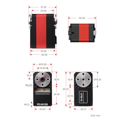 Servomoteur robotique 35 kg.cm encodeur magnétique projets STEM