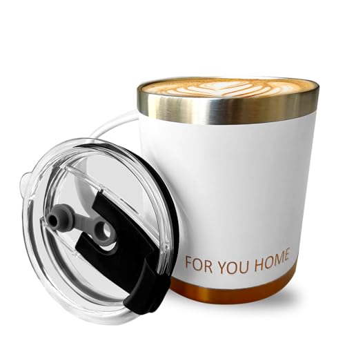 🥤 Taza Termo Cafe para Llevar de 380mL con Aislamiento de Doble Pared taza termo cafe para llevar Antigoteo sin BPA para Coche, Termos Café Hermético para Café Frío y Caliente, Leche,Té. Termo cafe.