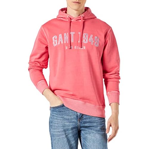 GANT Herren D2 1949 Sweat Hoodie Kapuzenpullover, Watermelon PINK, L