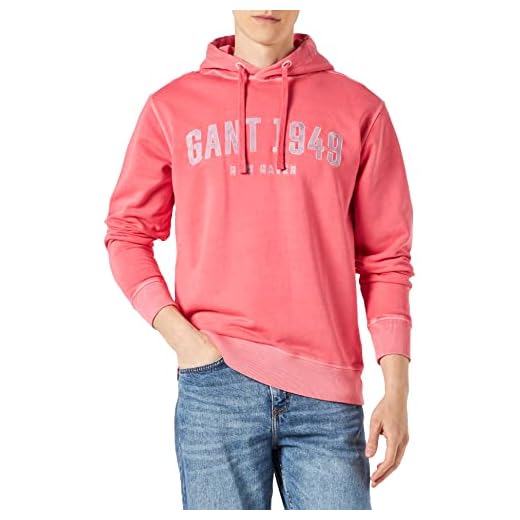 GANT Herren D2 1949 Sweat Hoodie Kapuzenpullover, Watermelon PINK, L