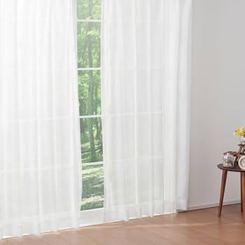 Amazon|ニトリ(NITORI) レースカーテン サブレ 幅100×丈198cm×2枚 Amazon|ニトリ(NITORI) レースカーテン サブレ 幅100×丈198cm×2枚