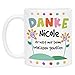 Kiddle-Design Kindergarten Abschiedsgeschenk Tasse Personalisiert mit Erzieherin Kita Abschied Dankeschön Erzieher-Tasse