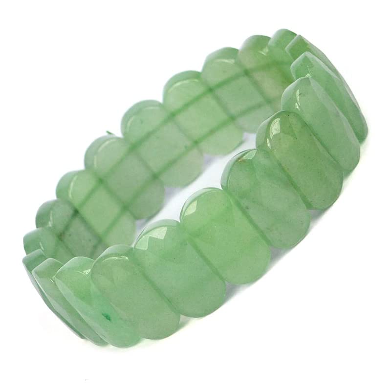 Bracelet de pierre en cristal exotique vert pour vos séances quotidiennes de reiki