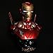 Iron Man Resina Busto Statua MK50 Modello Giocattolo Ornamenti Busto Figura Collezione Serie Regalo, Versione Danneggiata Dalla Battaglia, Alta 40Cm regular version