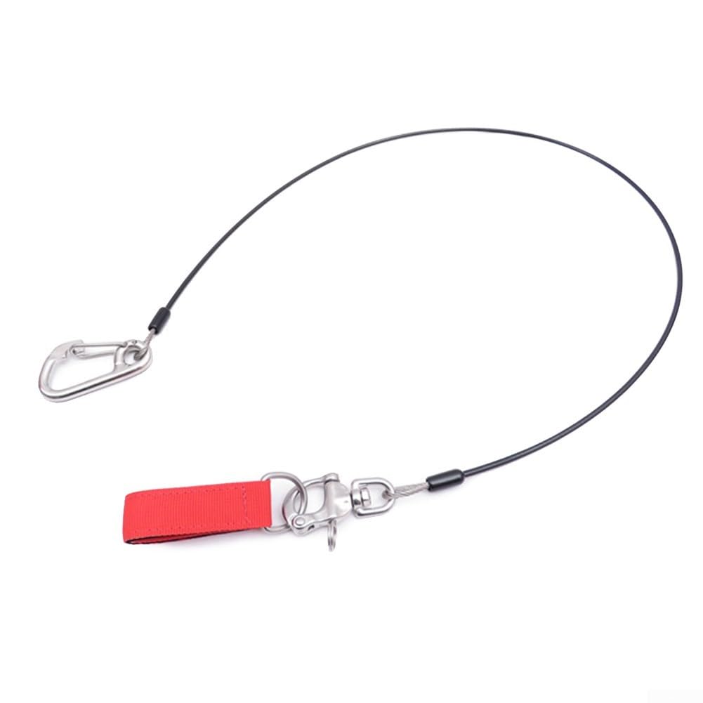Cordón de buceo libre con acero inoxidable 316 y pulsera de neopreno premium