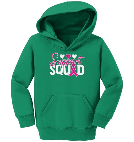 Haase Unlimited Support Squad - Breast Cancer Awareness Toddler/Youth Fleece Hoodie