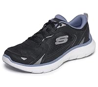Skechers Women's Flex Appeal 5.0 Sneaker, Black/Multi, US 7.5