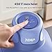 Ninja | Air Fryer | Crispi 4-in-1 Portable Cooking System | 4QT & 6 Cup Glass Containers, Crisper Plates & Storage Lids Included | Microwave, Freezer & Dishwasher Safe | Frosted Lilac | FN101PR