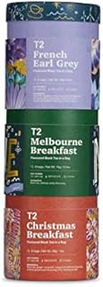 T2 Tea Three Teas Full Pack, 3 Teas in Mini Festive Feature Box, Black Teabag