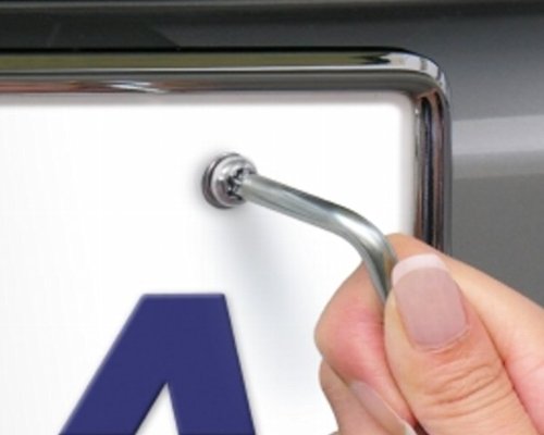 Seikosangyo Co.,Ltd. Ex-144 License Plate Bolt 5 Star Special Pattern Shape Anti-Theft Lock Key Security Lock Japan #TOP1