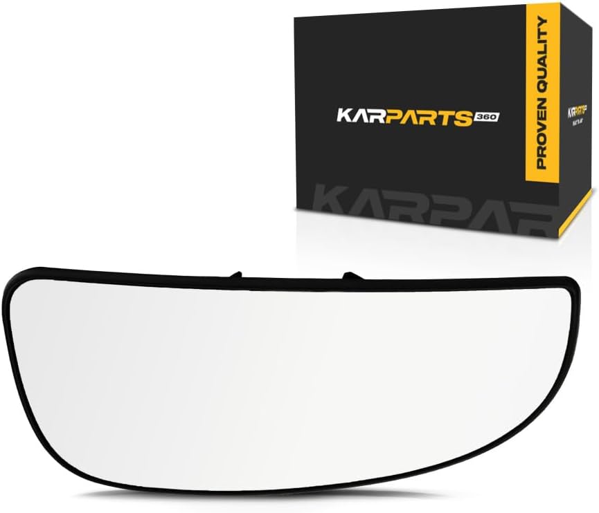 KarParts360 For Ram ProMaster 1500/2500/3500 2014-2023 Mirror Glass Passenger Side | Lower | Heated | Convex Glass | Replacement For CH1325194 | 68095311AA