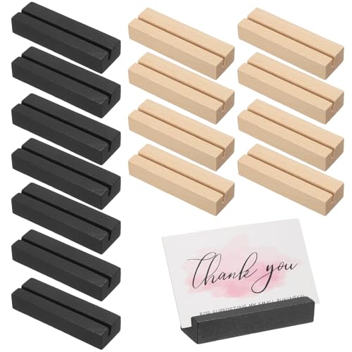 Porte-cartes en bois haut de gamme supports de table durables pour réception et restaurant